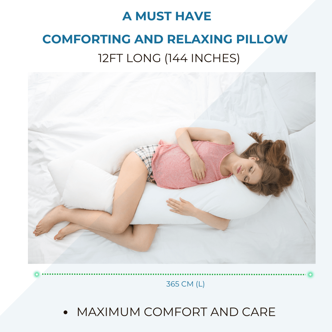 12 Ft Maternity Pillow And Case - Coffee