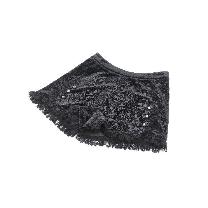 Dark in Love Venus Velvet Embossed Base Shorts
