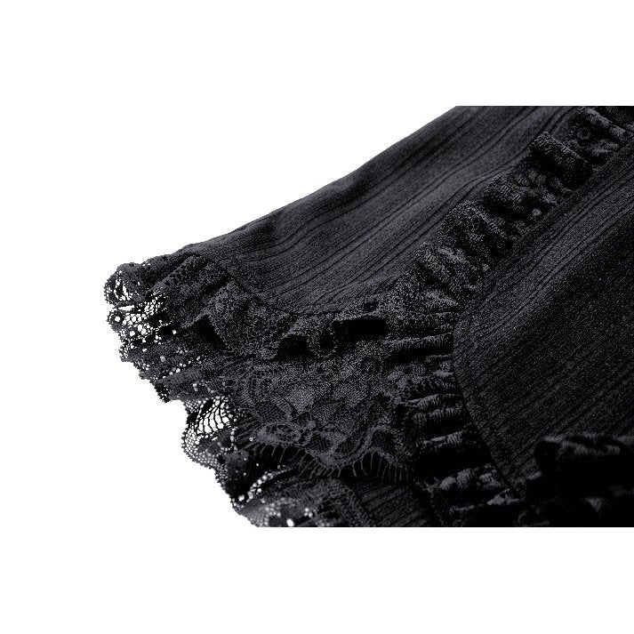 Dark in Love Tatum Black Gothic Base Shorts