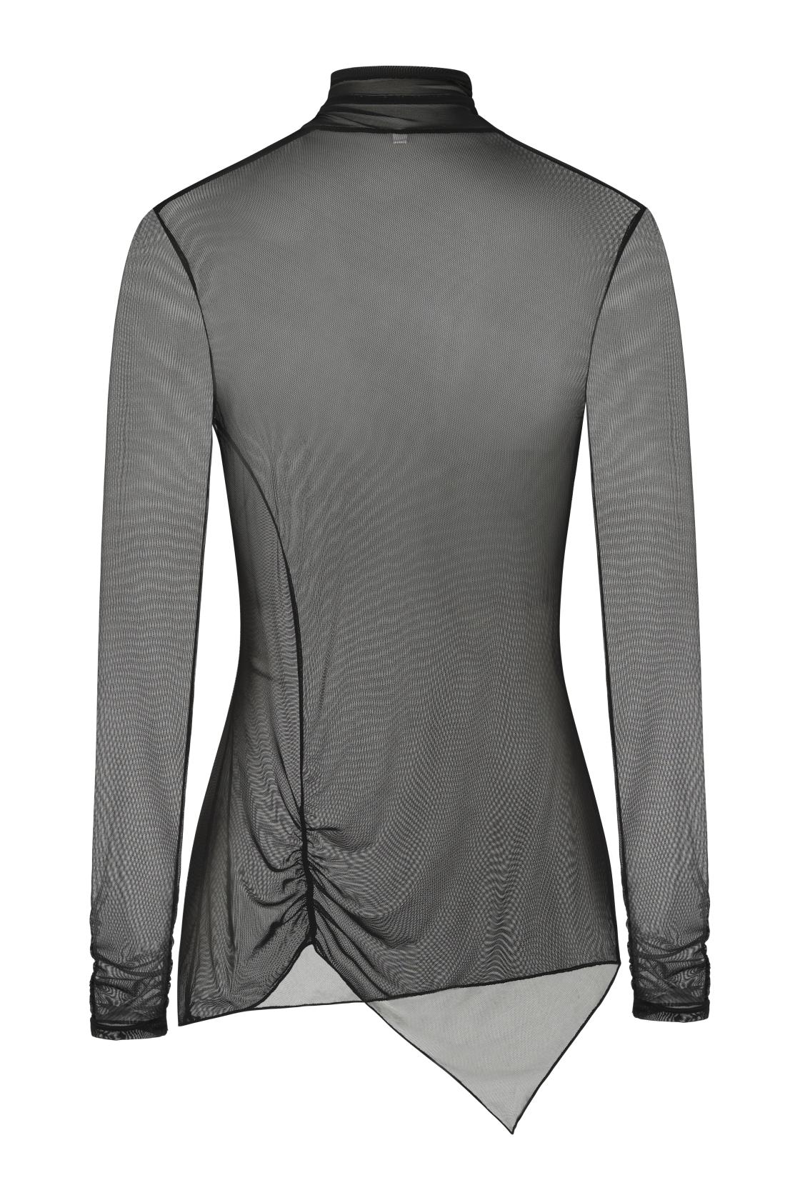 Necessary Evil Minerva Mesh Long Sleeve Top