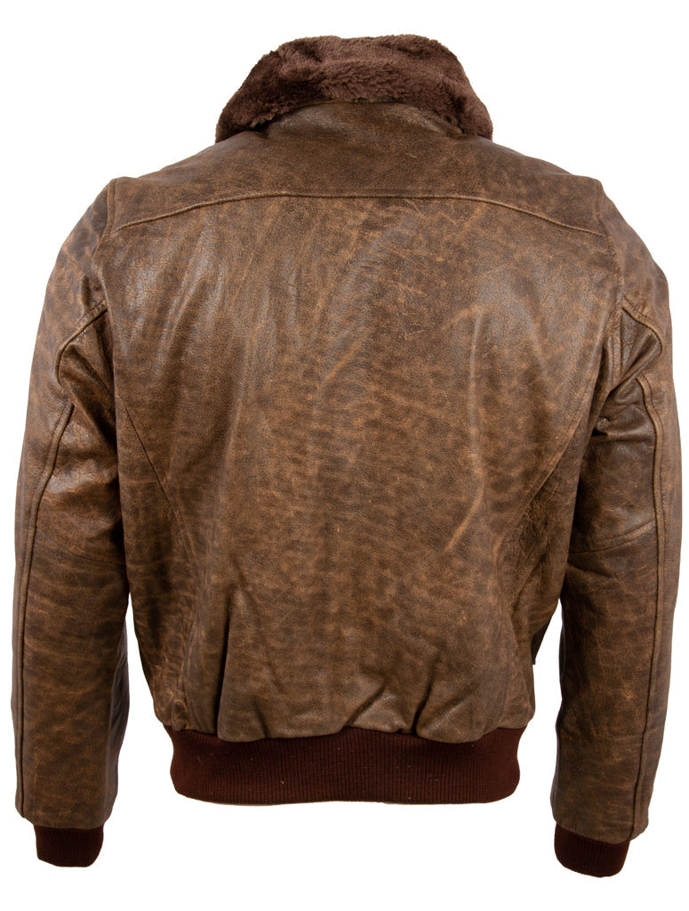6KT4 Men's Aviator Bomber Jacket - Old Look