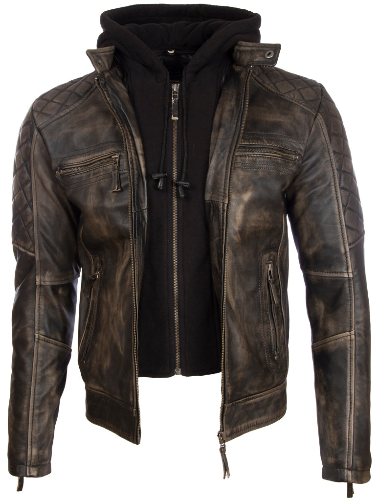 2JB2 Men's Hood Biker - Vegas