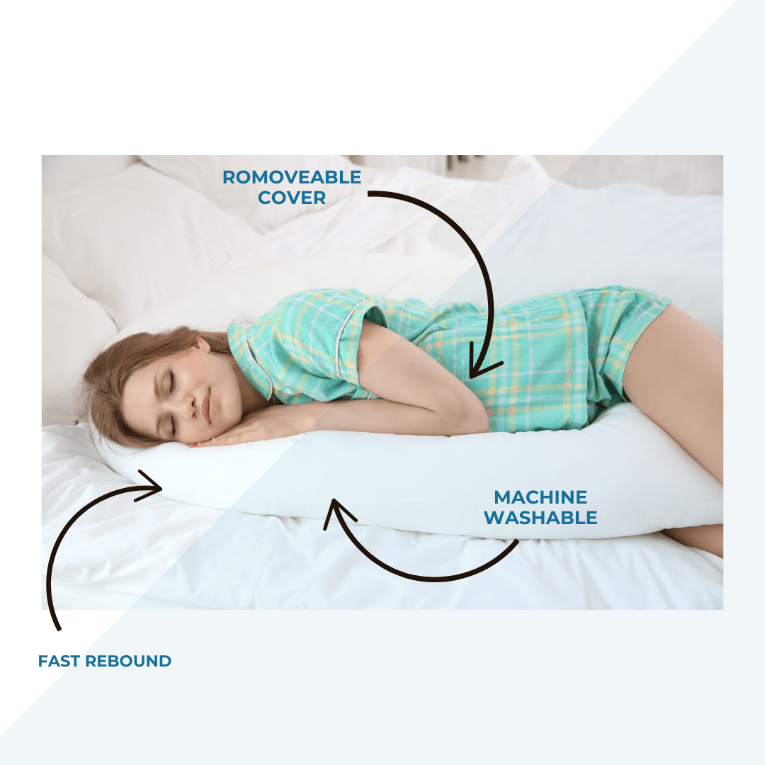 12 Ft Maternity Pillow And Case - Coffee