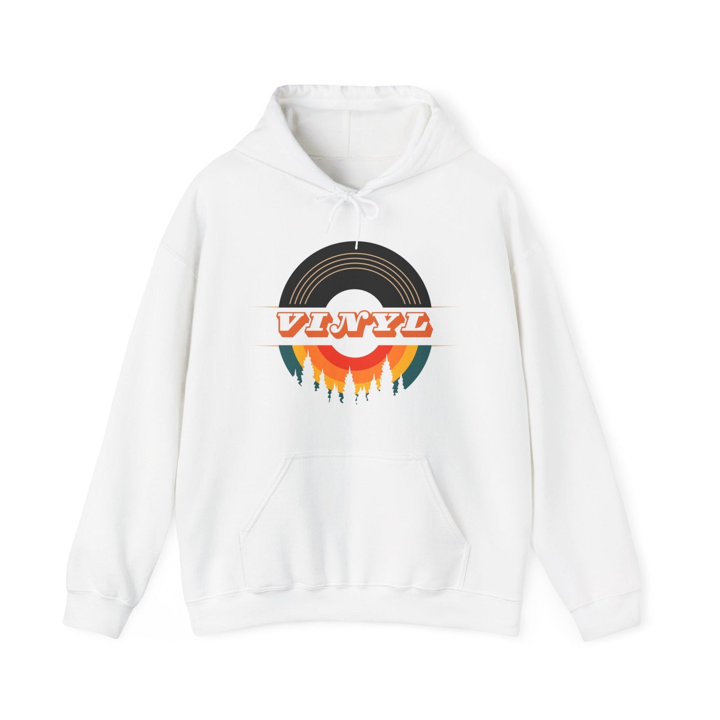 Vinyl Record Logo Men's Hoodie