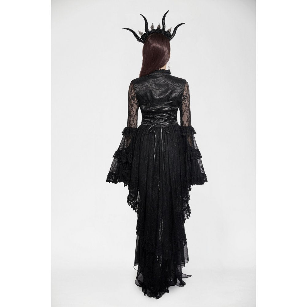 Dark in Love Odessa Gothic Classic Heart-Shaped Hollow-Out Tailcoat