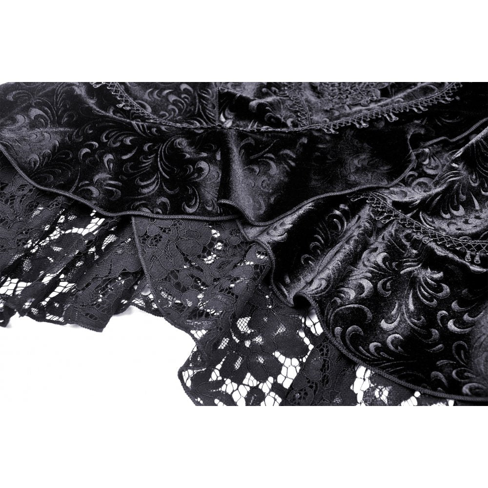 Dark In Love Zira Velvet Fishtail Skirt