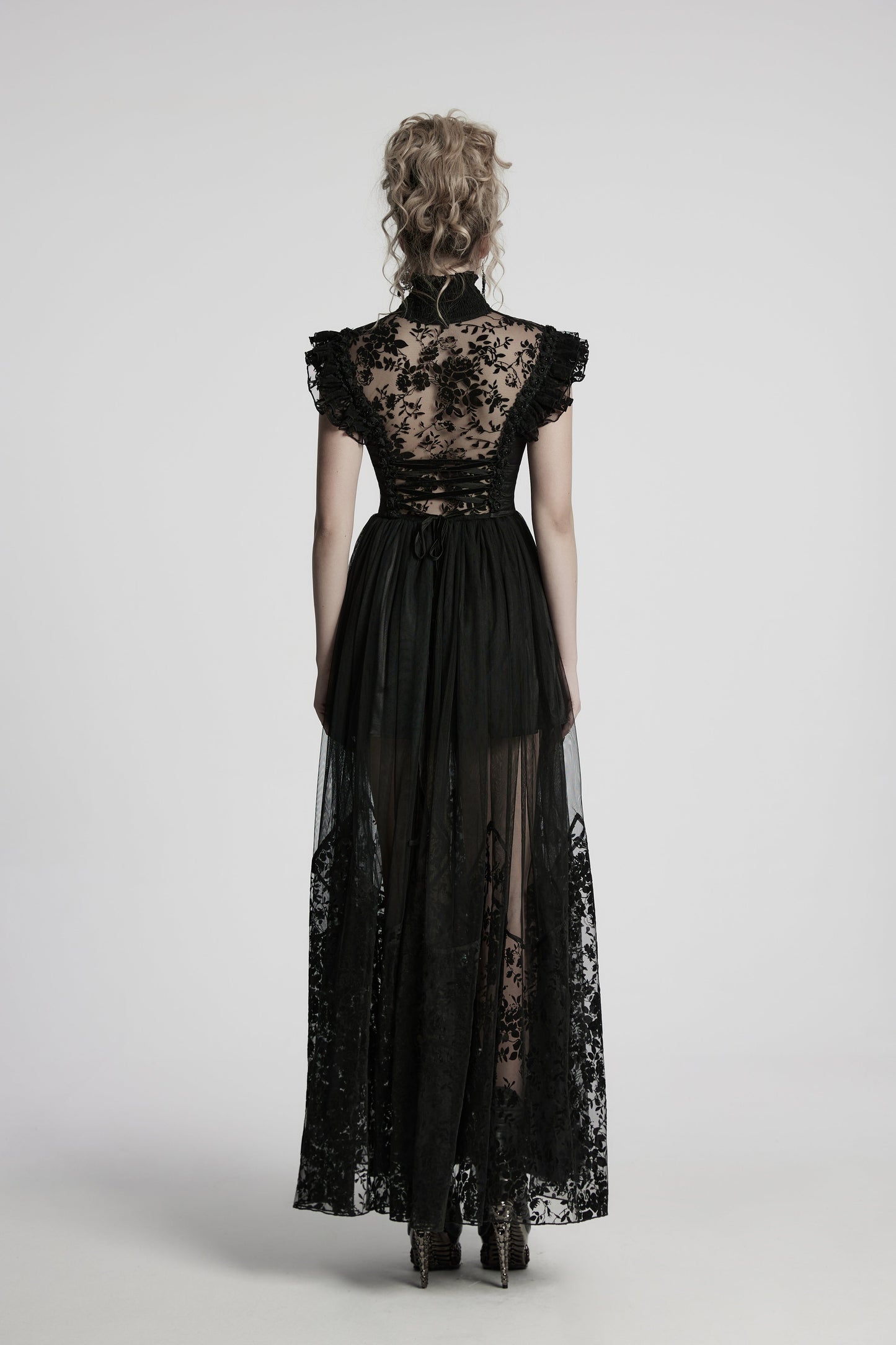 Punk Rave Seraphina Goth Flying Sleeve Dress