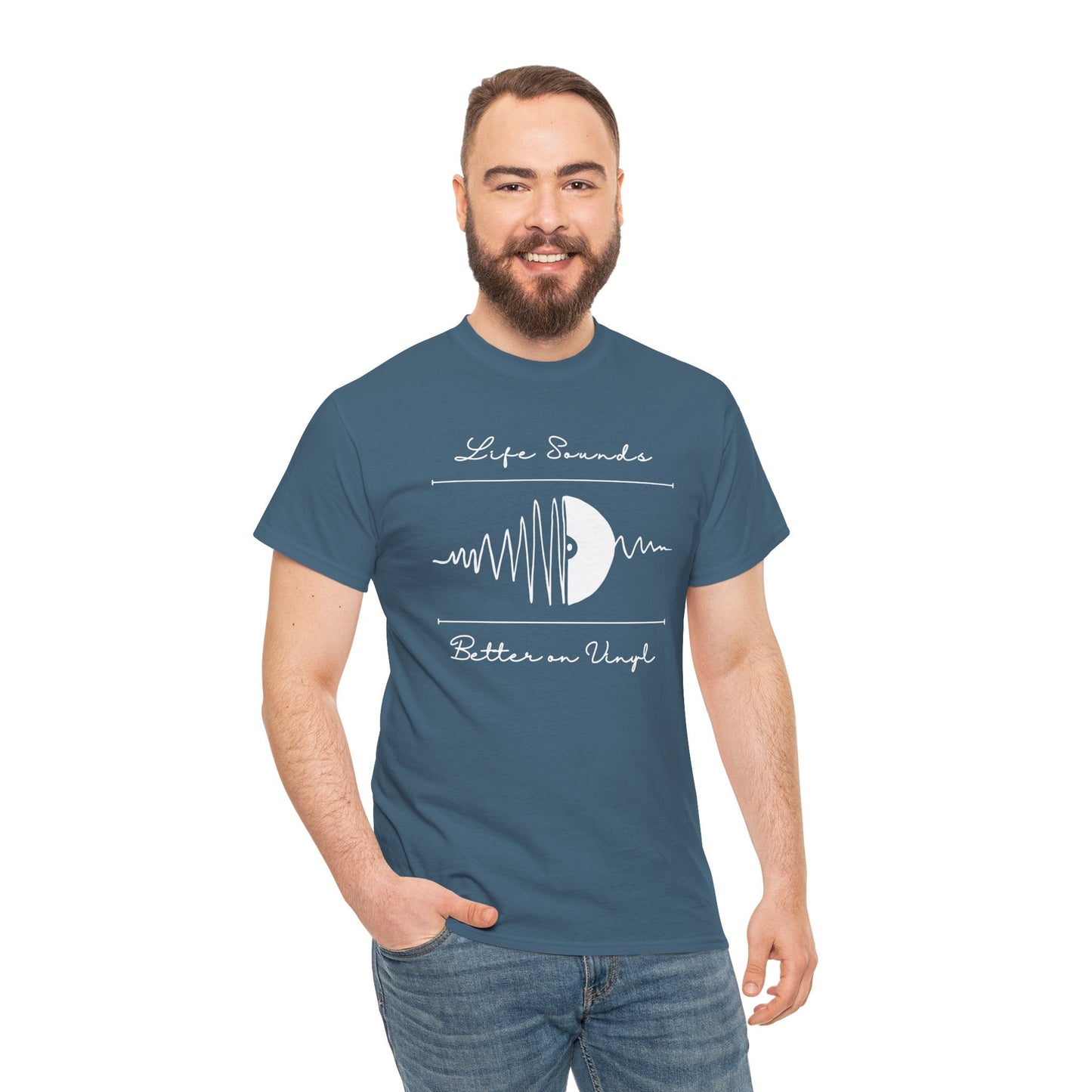'Life Sounds Better on Vinyl' Men's T-Shirt