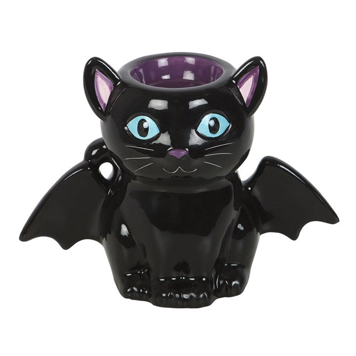 Cute and Creepy Bat Cat Oil Burner and Wax Warmer Sold by Funny Store