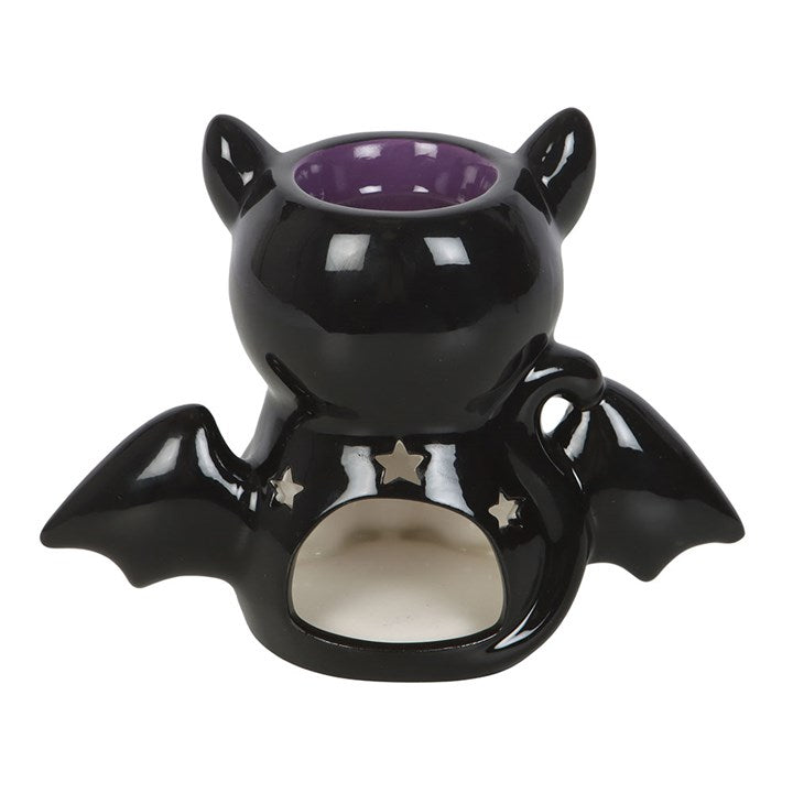 Cute and Creepy Bat Cat Oil Burner and Wax Warmer Sold by Funny Store
