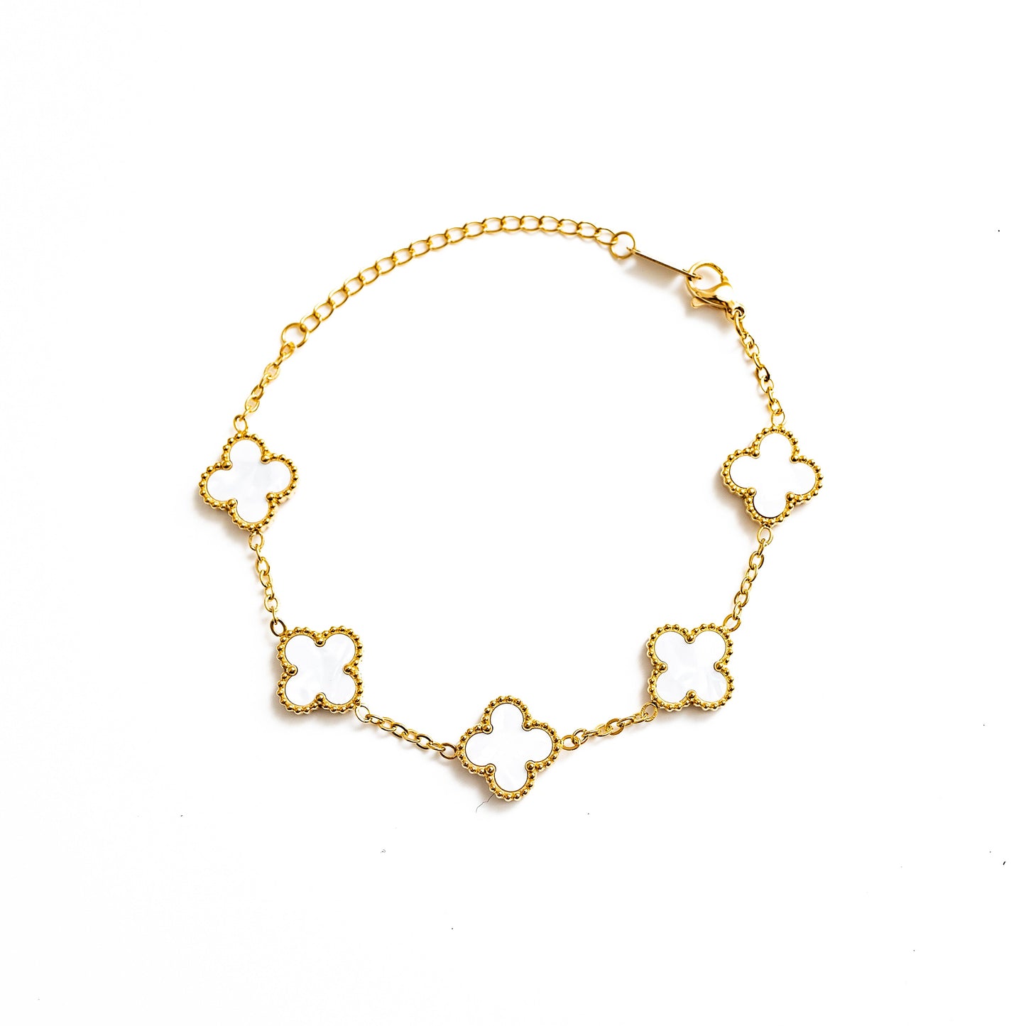 Clover Set (Gold/White)