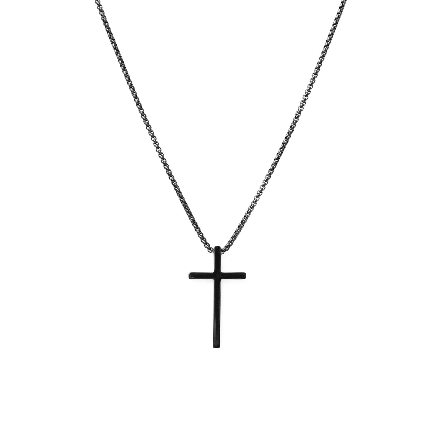 Premium Cross Pendant (Black)