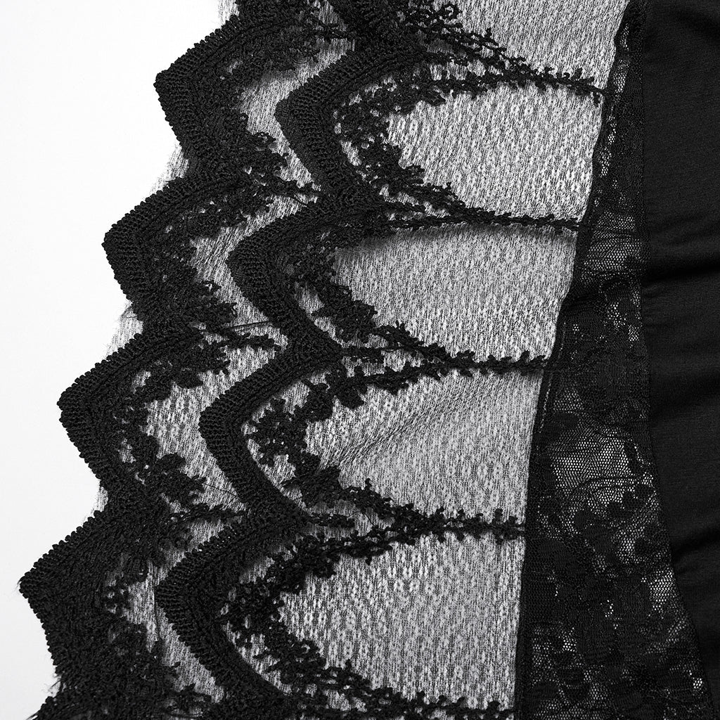 Punk Rave Plus Size Eldora Goth Bat Silhouette Dress