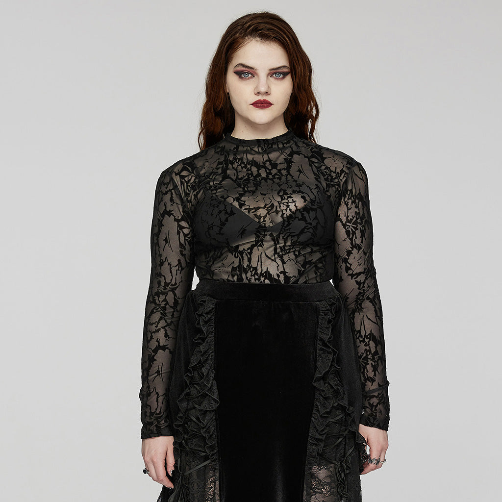 Punk Rave Calista Long Sleeve Top - Size UK 26 - 28 Left Only!