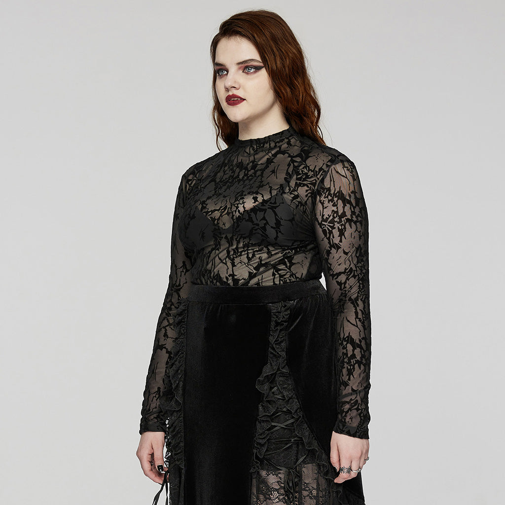 Punk Rave Calista Long Sleeve Top - Size UK 26 - 28 Left Only!