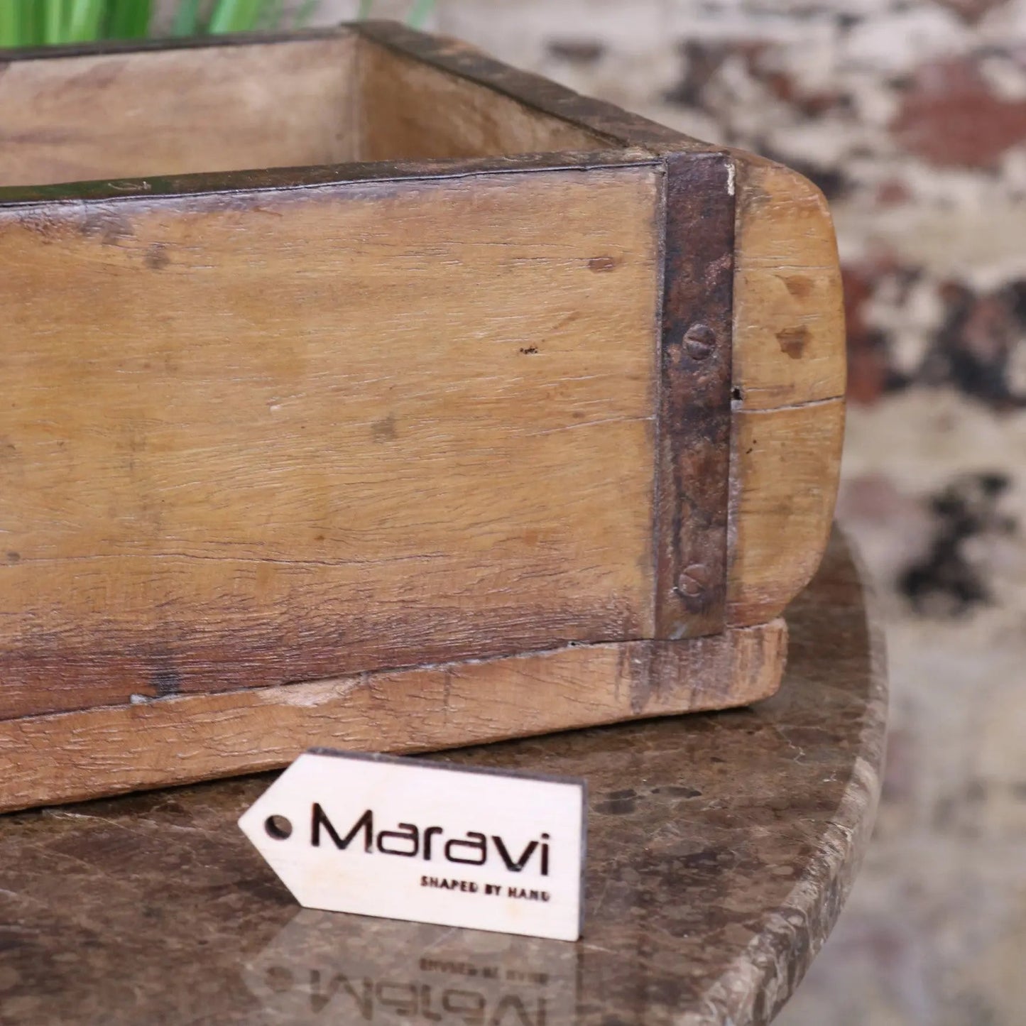 Vintage Brick Mould Wooden Rustic