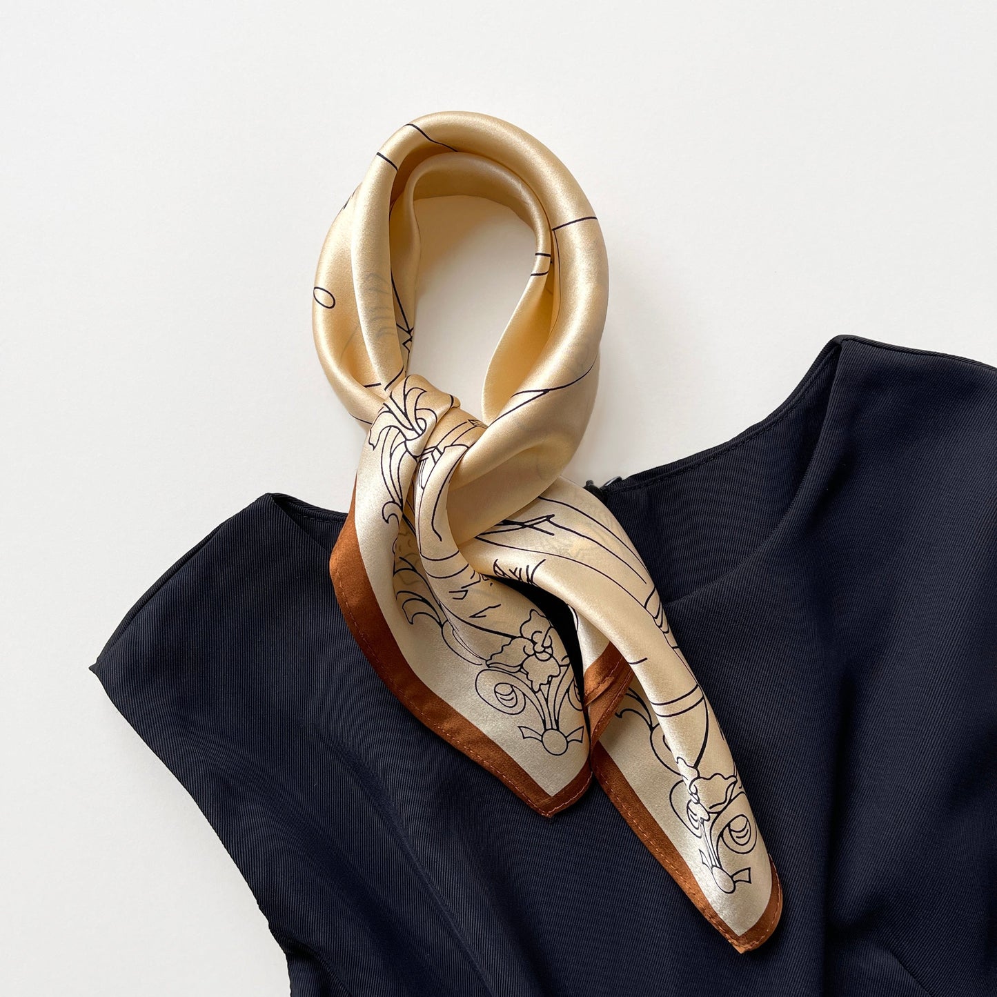 City Walk Silk Square Scarf - 53cm Women's Bandana