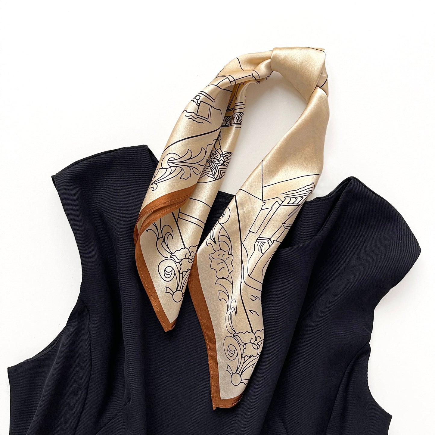 City Walk Silk Square Scarf - 53cm Women's Bandana
