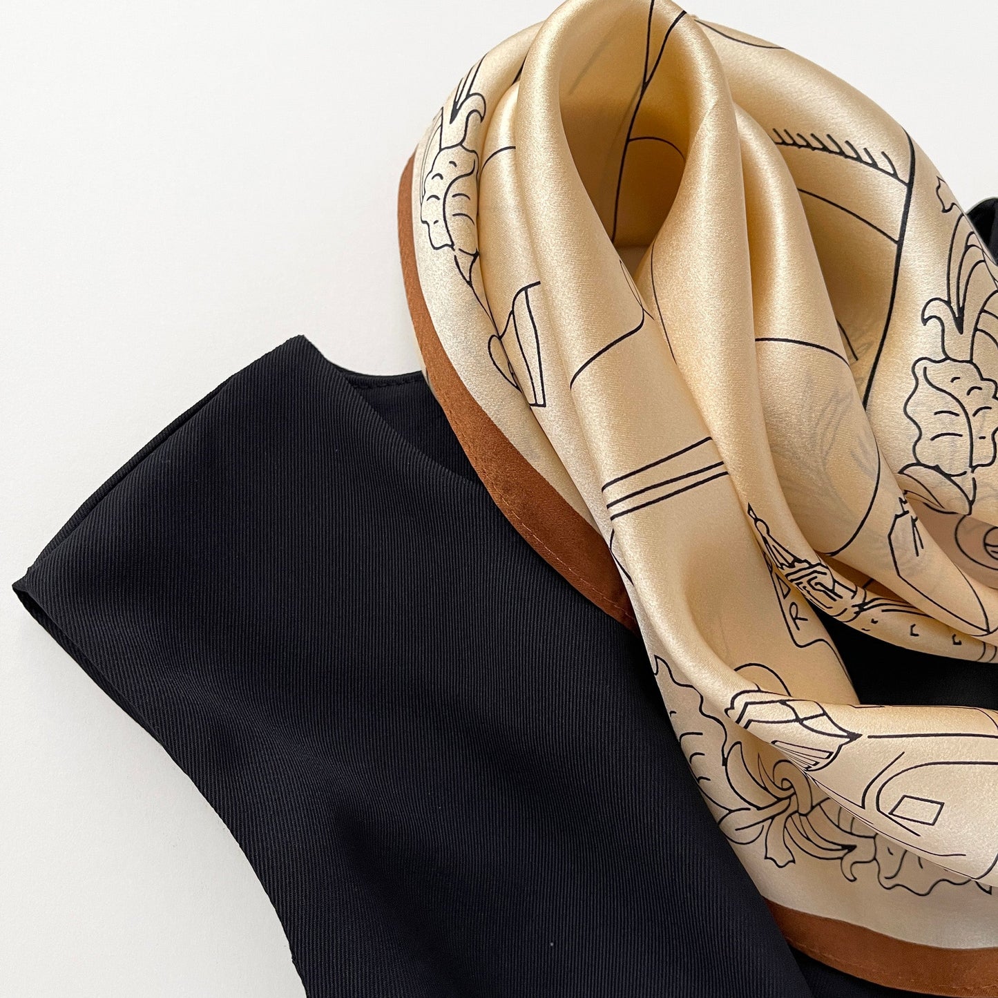 City Walk Silk Square Scarf - 53cm Women's Bandana