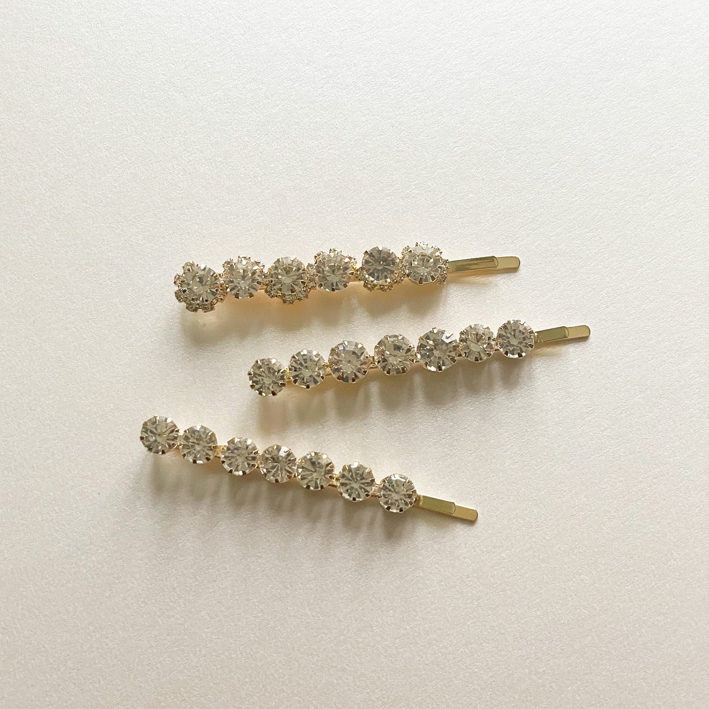 Adalynne Luxury Gold Jewelled Hair Slide Set