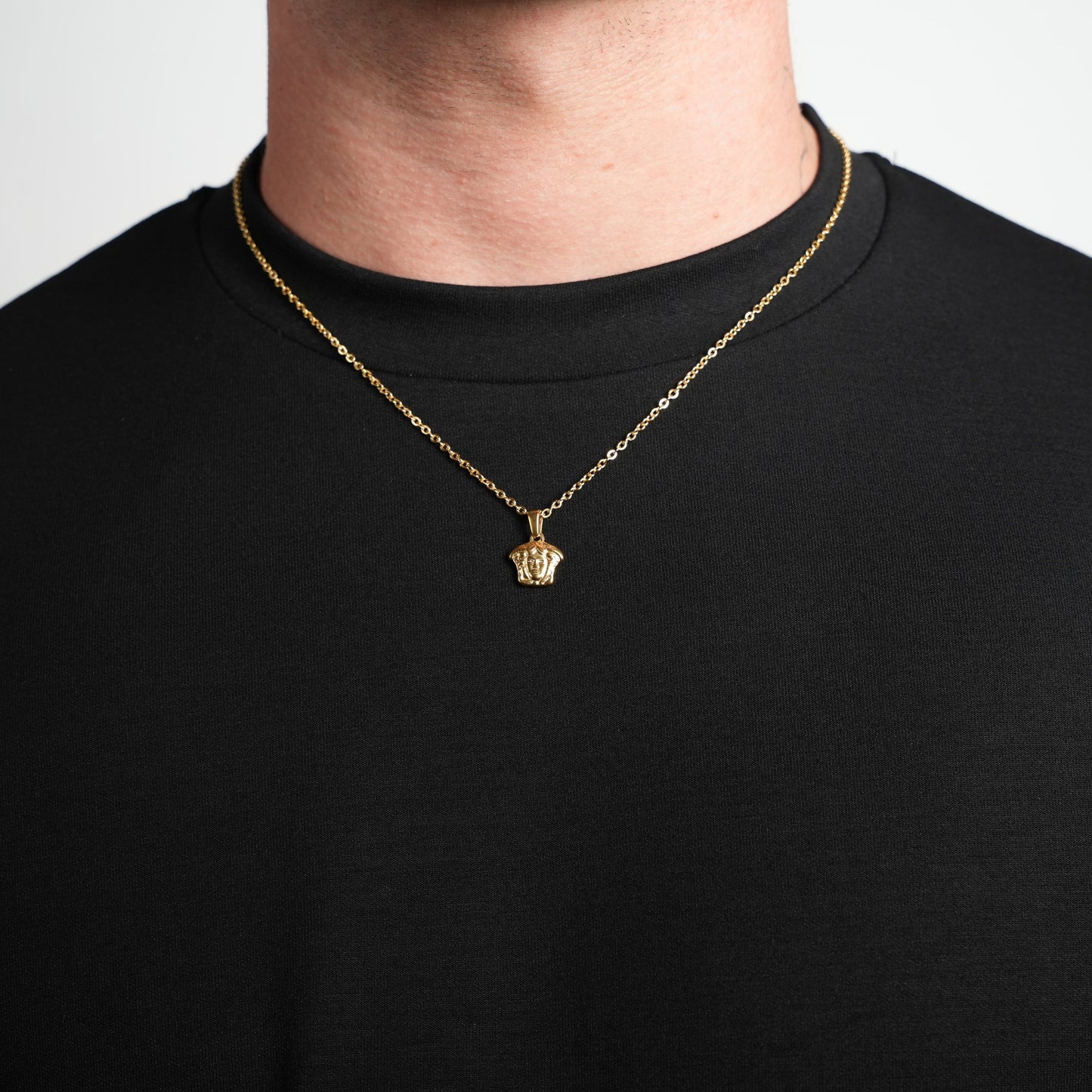 Mini Saint Pendant (Gold)