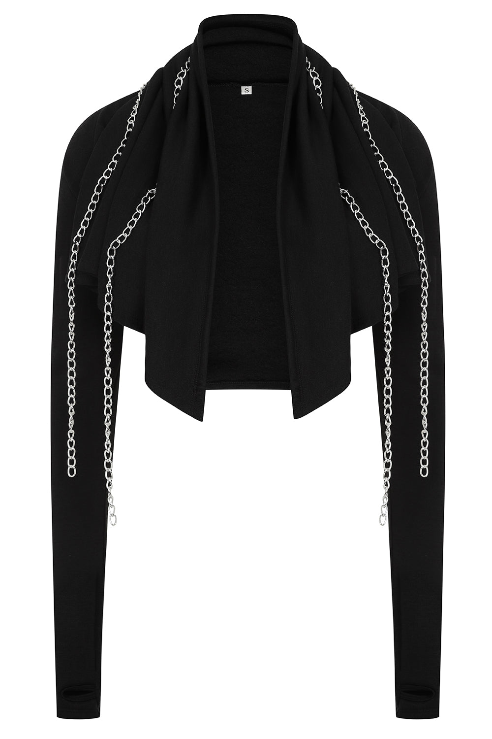 Necessary Evil Andarta Longsleeve Waterfall Bolero with Chains - Size 8 Left Only!
