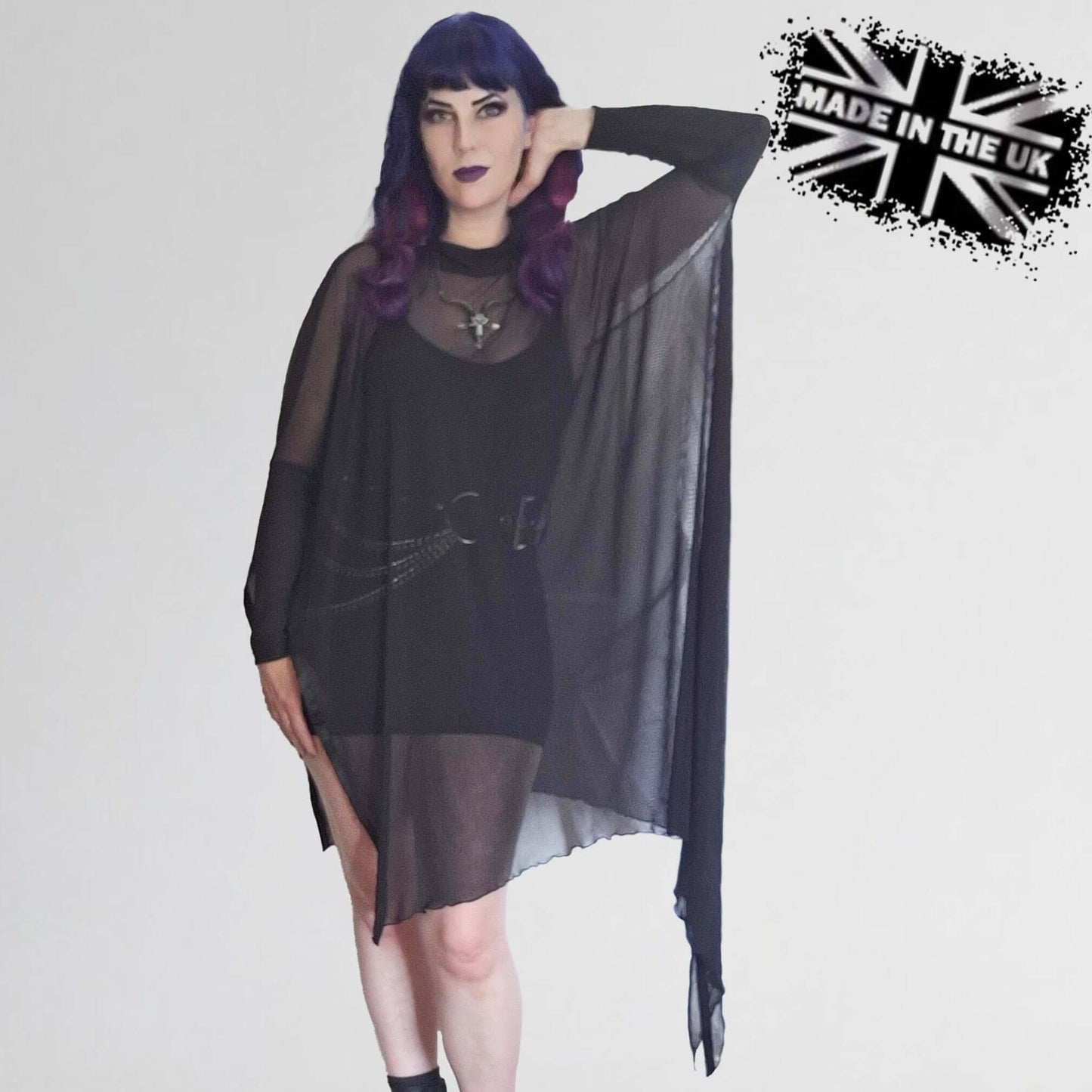 Necessary Evil Anahita Mesh Layer Dress