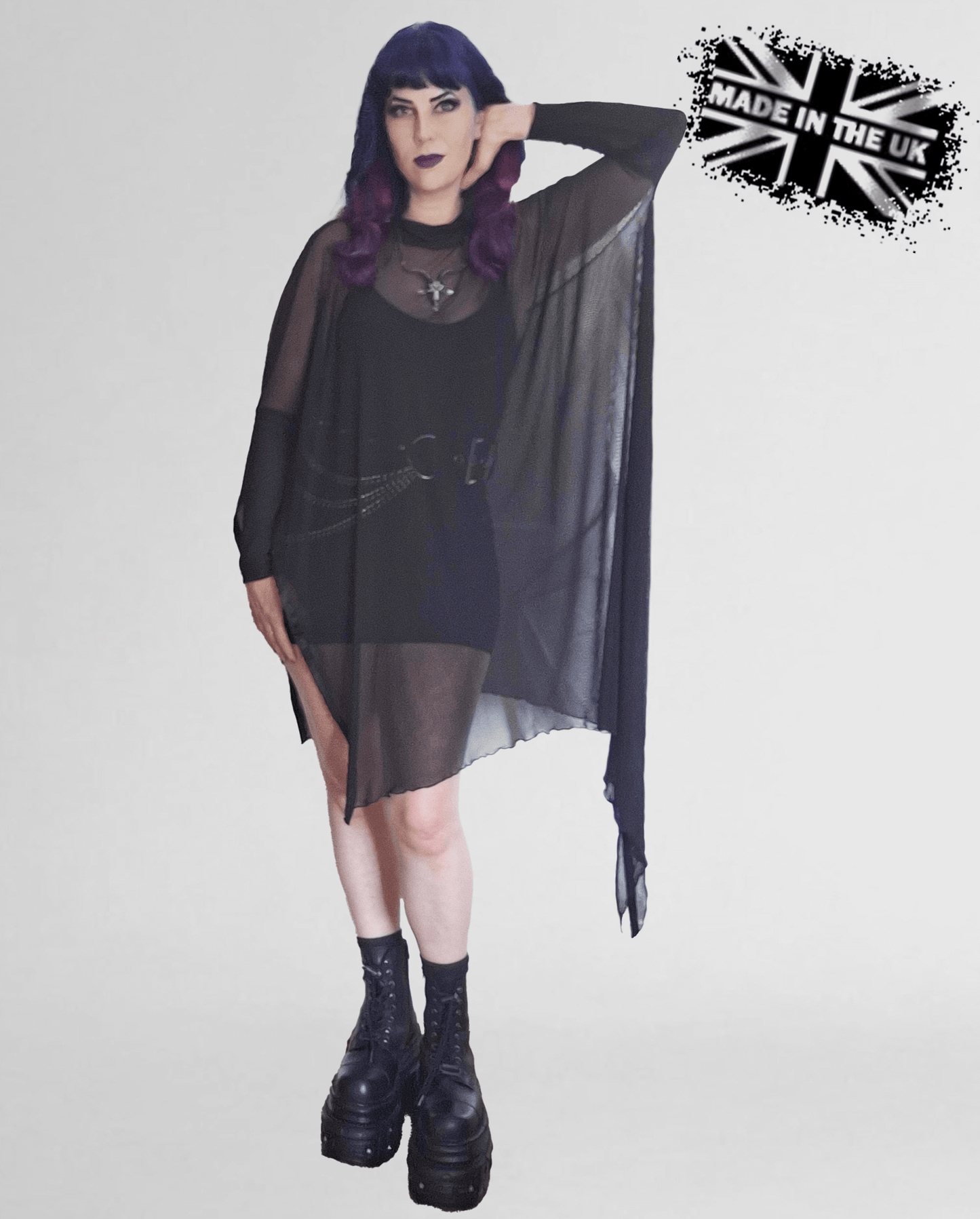 Necessary Evil Anahita Mesh Layer Dress