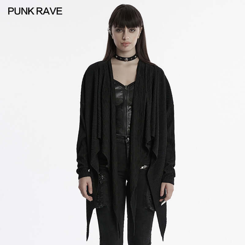 Punk Rave Mavy Punk Minilamist Jacket - Knitted Cardigan