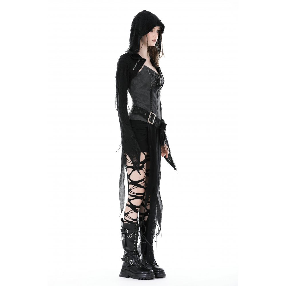 Dark In Love Ostara Hooded Long Sleeved Bolero