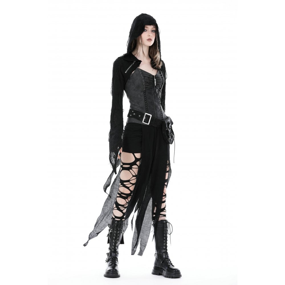 Dark In Love Ostara Hooded Long Sleeved Bolero