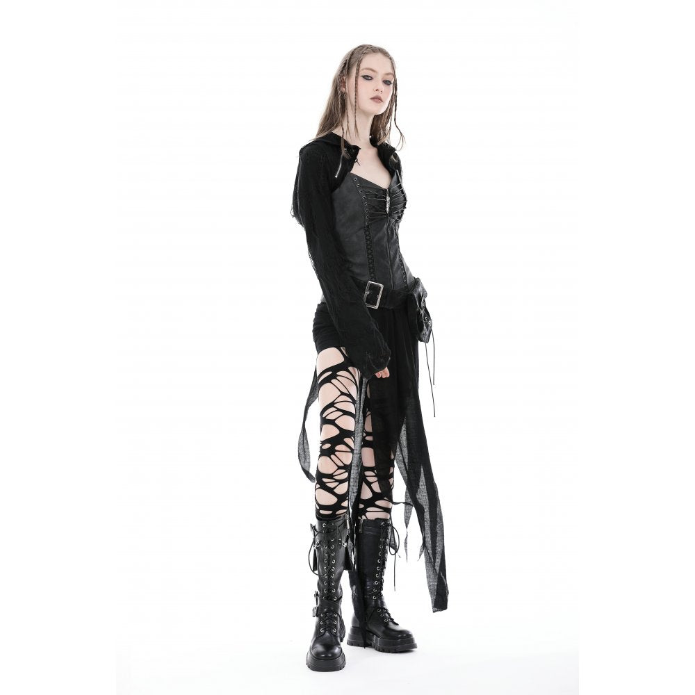 Dark In Love Ostara Hooded Long Sleeved Bolero