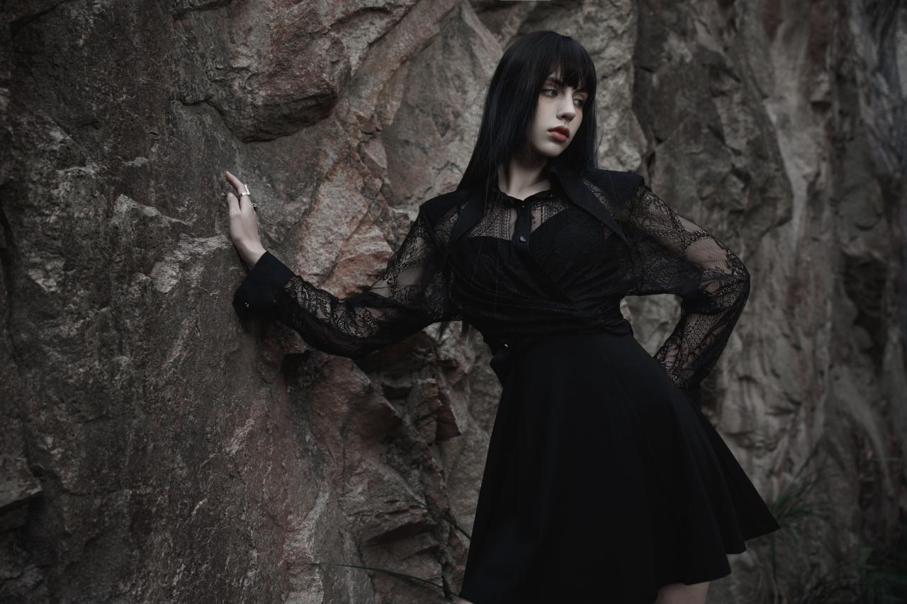 Punk Rave Luni Lace Shirt