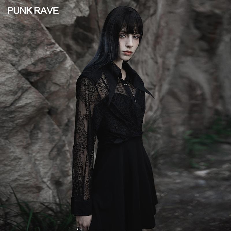Punk Rave Luni Lace Shirt