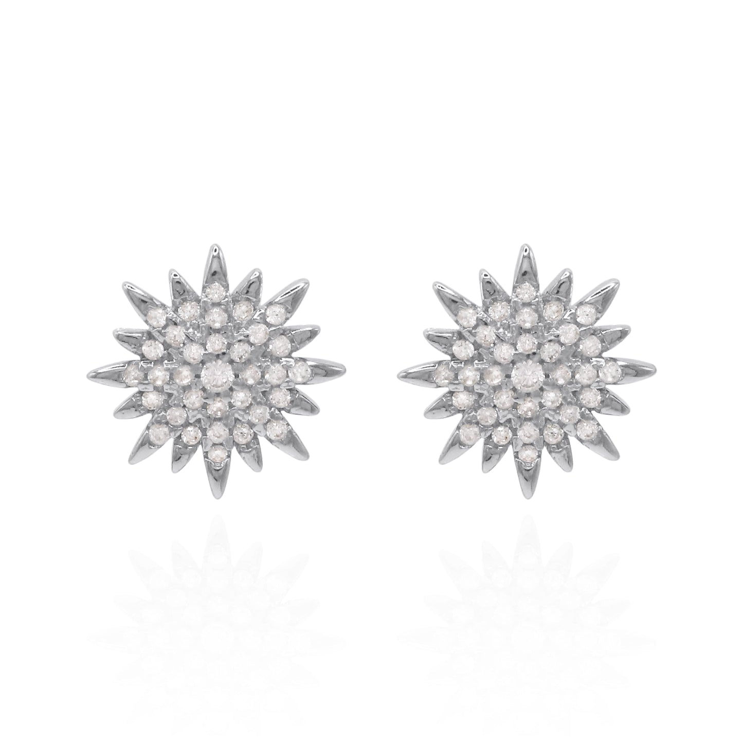 Rhea Starburst Stud Earrings | 925 Sterling Silver