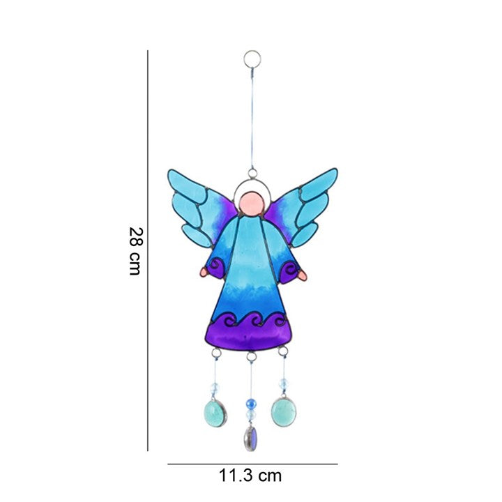 27cm Blue Angel Suncatcher Sold by Funny Store