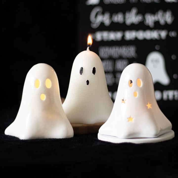 10cm Unscented Ghost Candle Sold by Funny Store