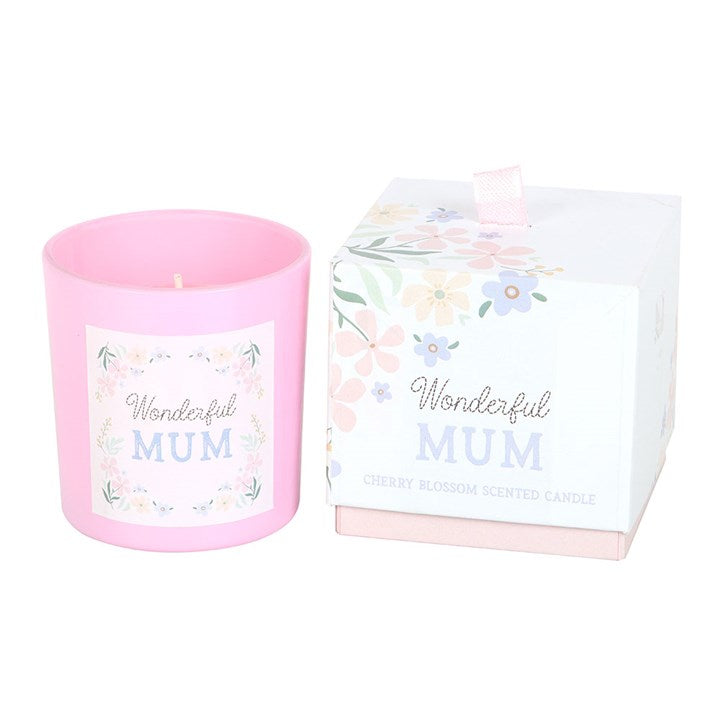 Wonderful Mum Cherry Blossom Candle Sold by Funny Store