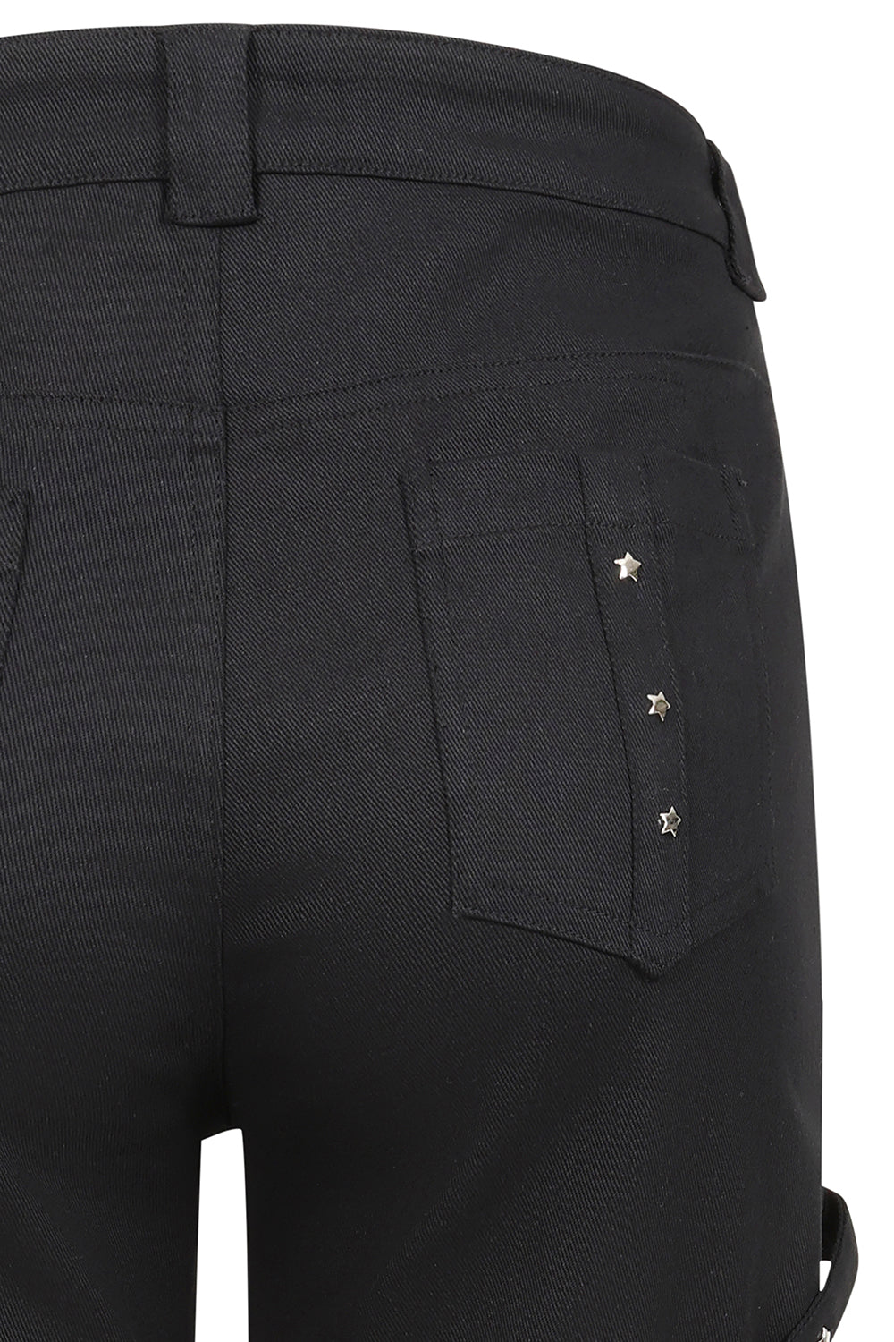 Banned Esmeray Star Studded Harness Trousers in Black