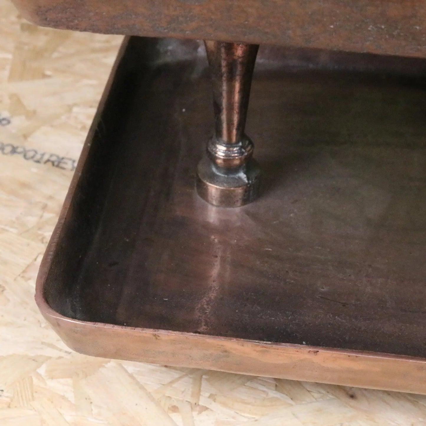 Vintage 2 Tier Serving Tray Copper