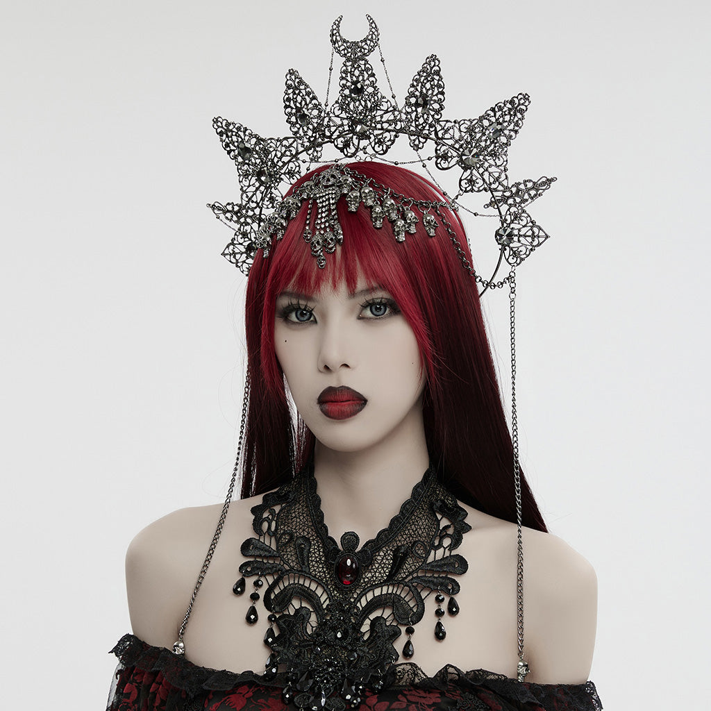 Punk Rave Nicandra Gothic Skull Crown