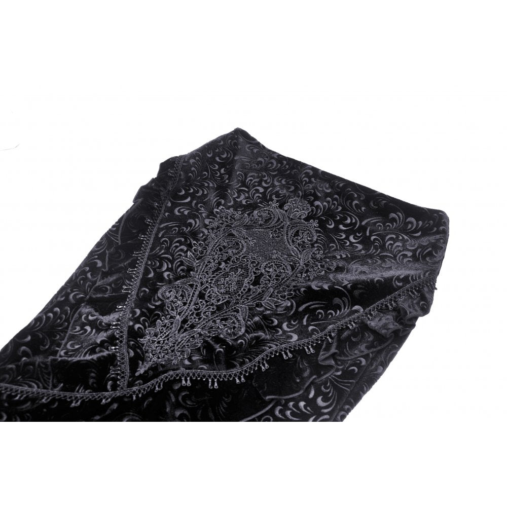Dark In Love Zira Velvet Fishtail Skirt
