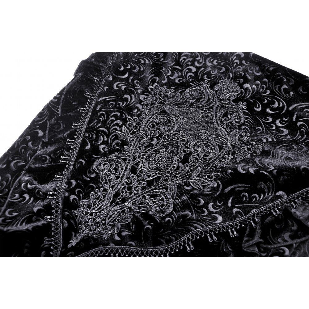 Dark In Love Zira Velvet Fishtail Skirt