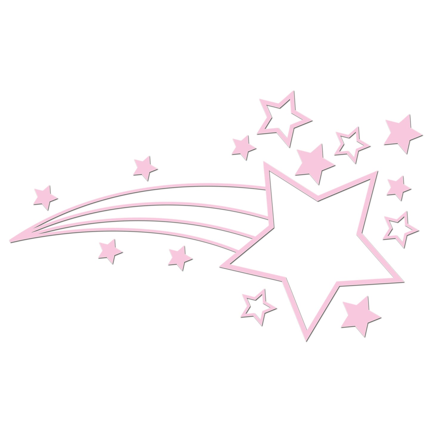Shooting Stars Iron On HTV Transfer