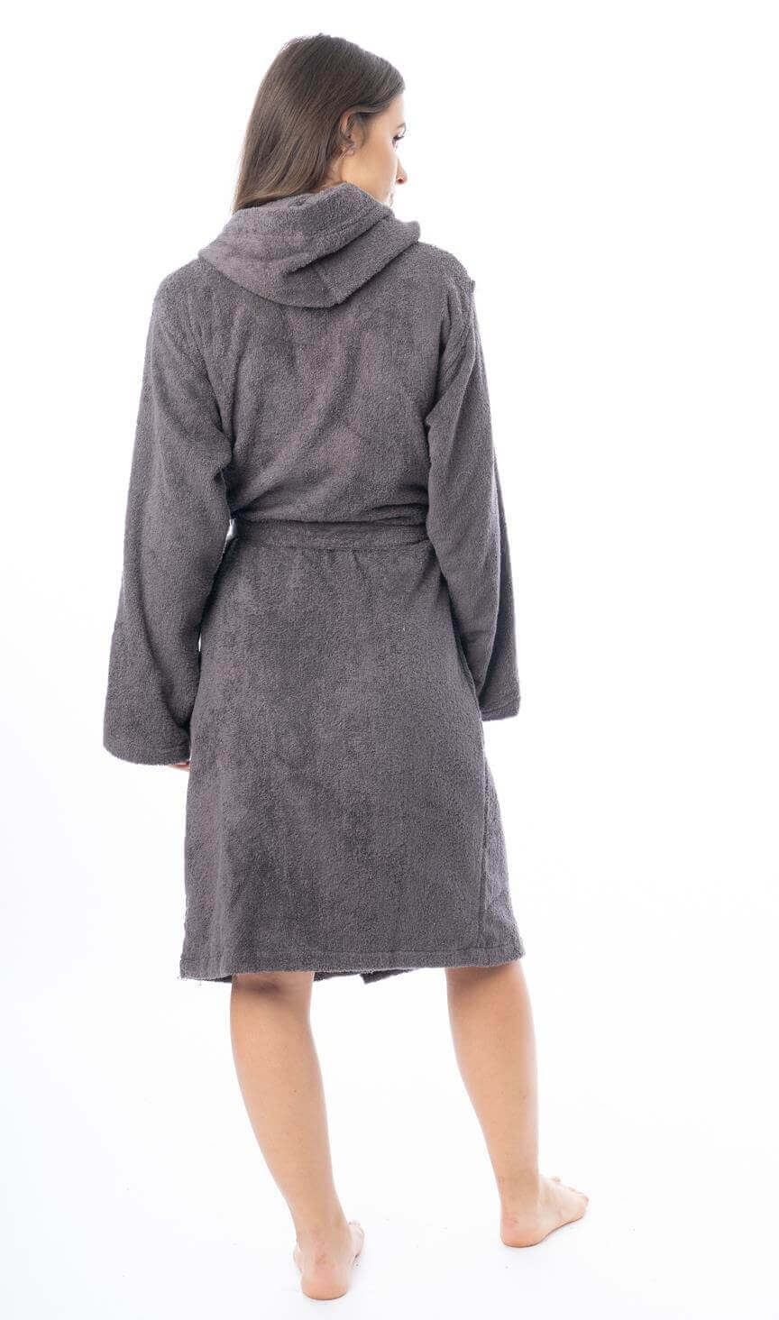 Luxury Women's Terry Cotton Bath Robe Ultra-Absorbent Soft Cozy Dressing Gown for Home Spa Gym Travel by Daisy Dreamer
