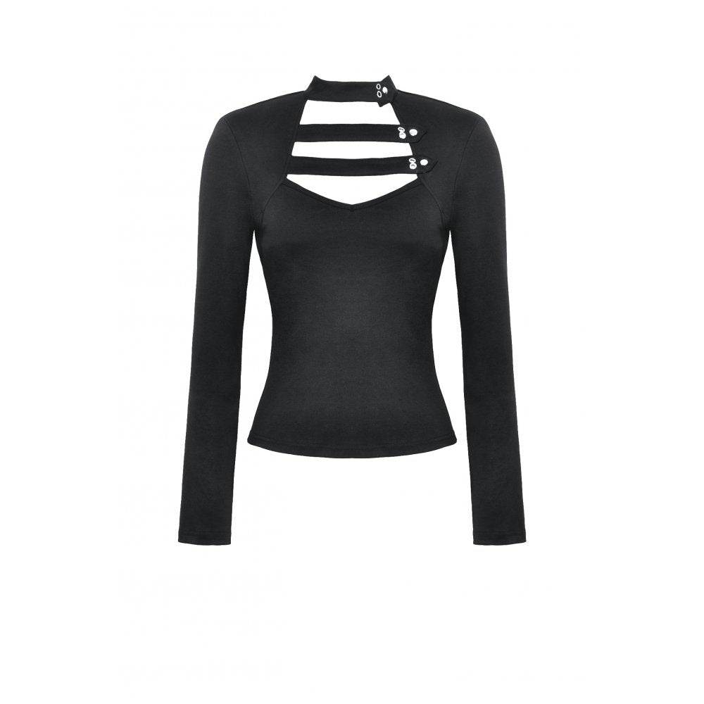 Dark in Love Zyla Edgy Minimalist Multi-Way Top