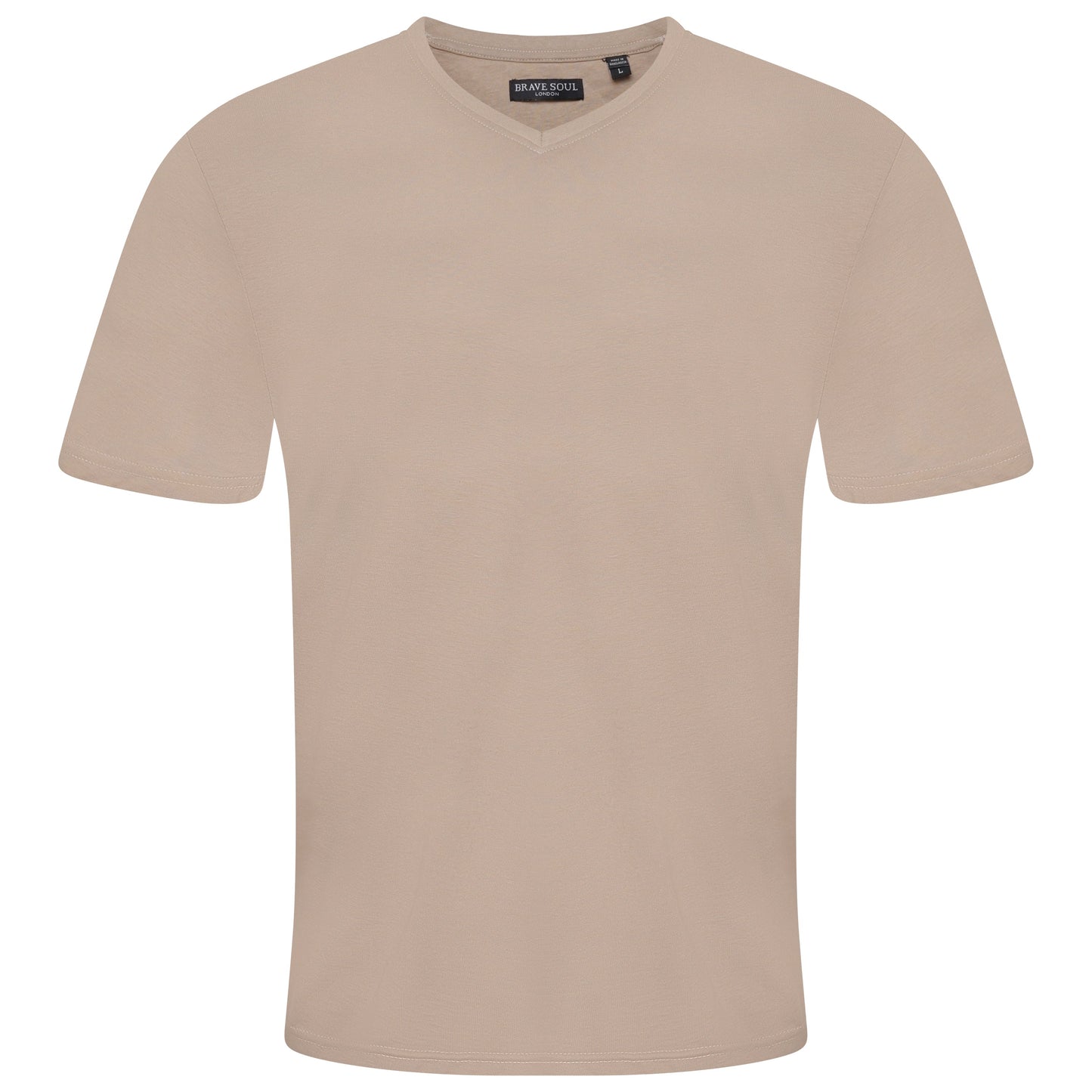 Brave Soul Saint Cotton V Neck T-Shirt