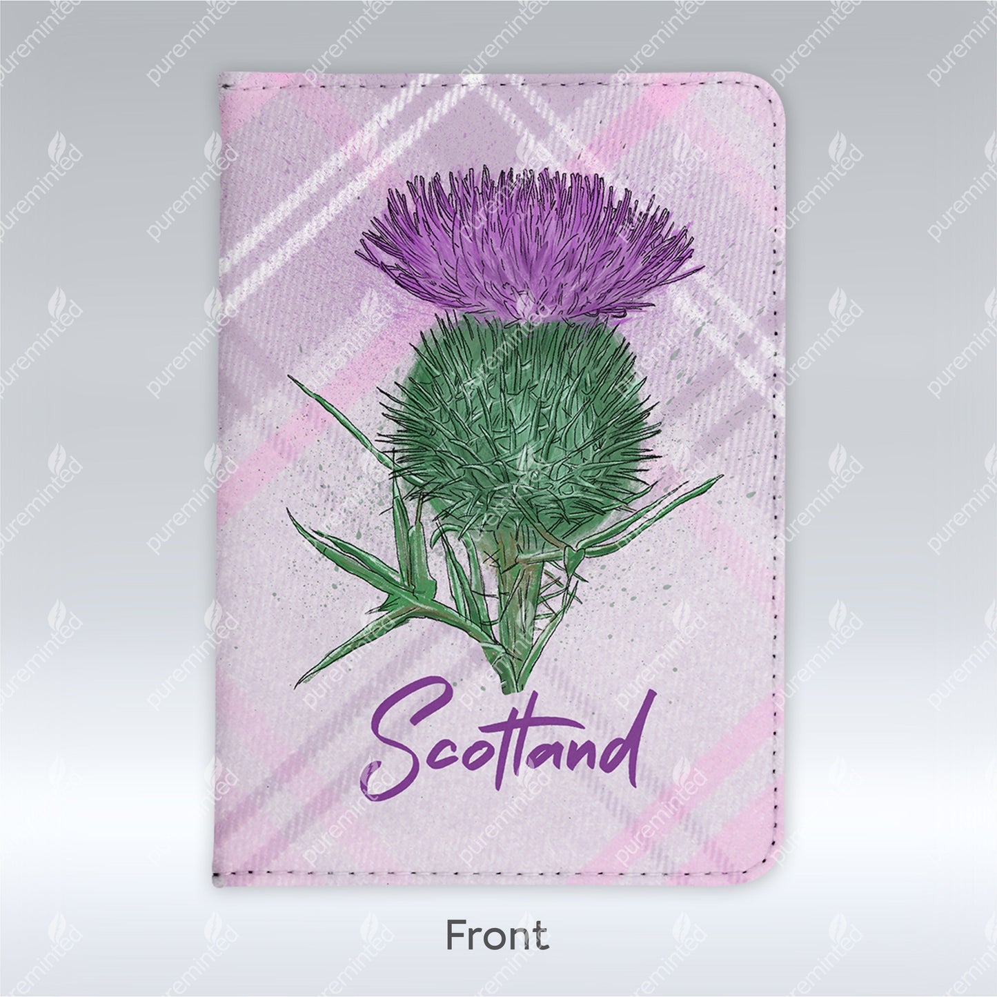Tartan Thistle - Passport Holder