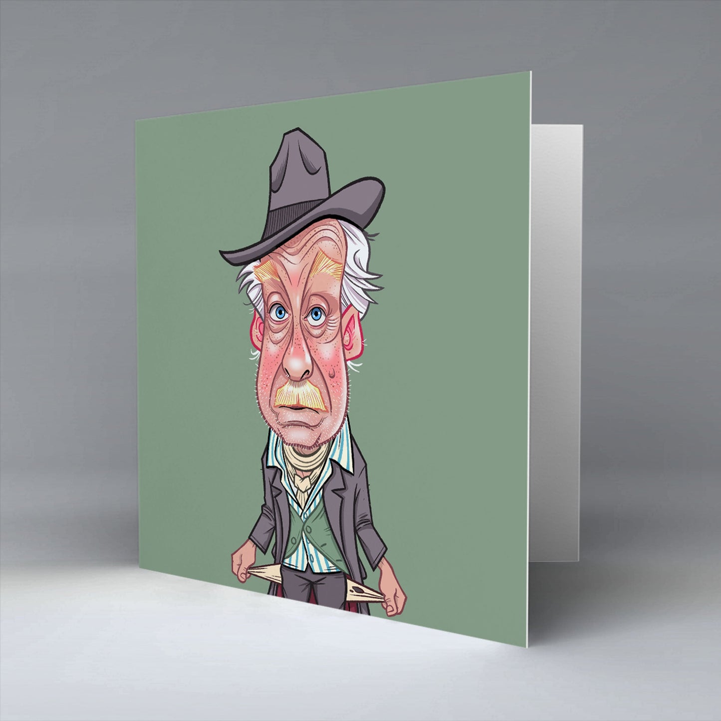 The Old Timer - Greetings Card