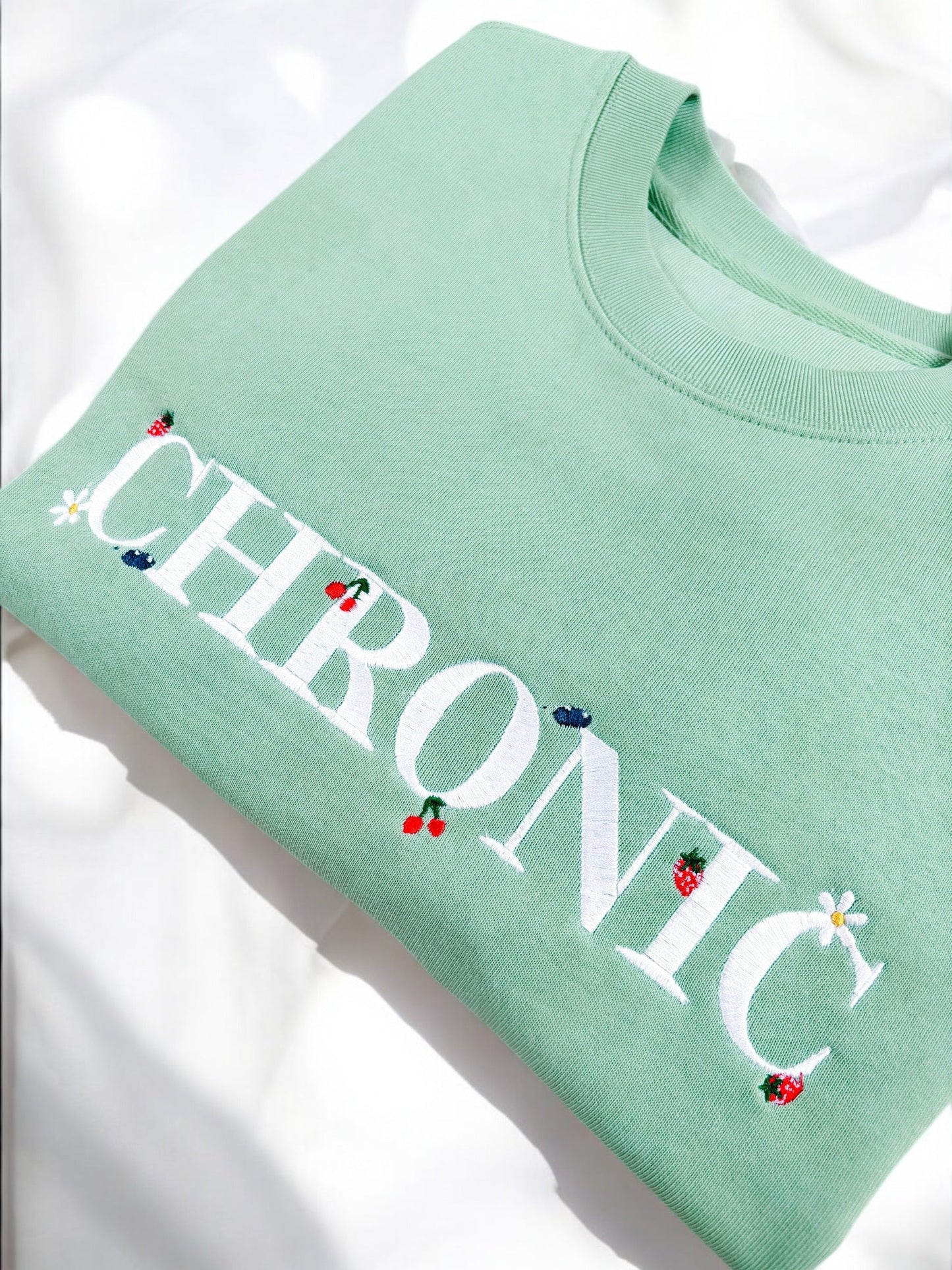 Chronic embroidered crewneck sweatshirt